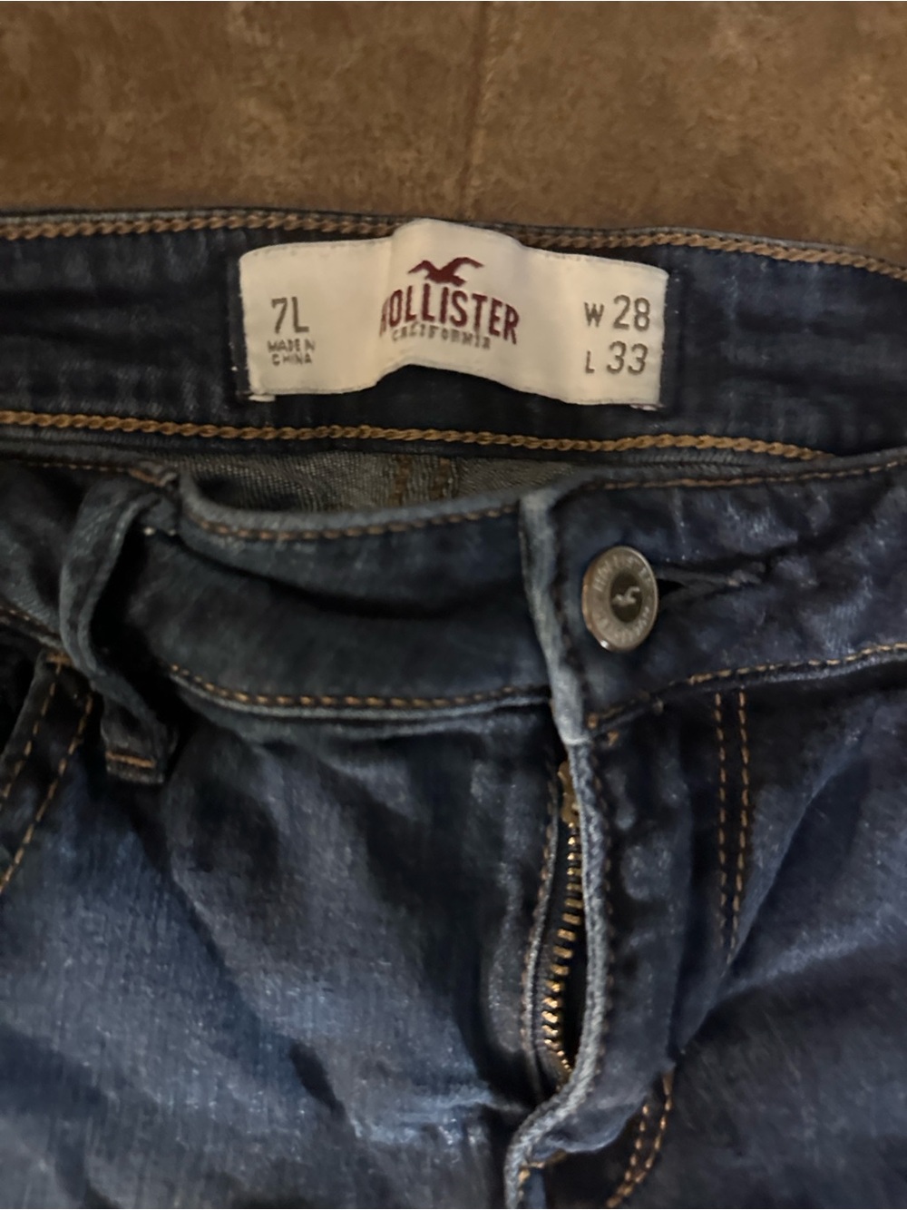 American Eagle Outfitters Women's Dark Indigo Skinny Jeans - Picture 2 of 5